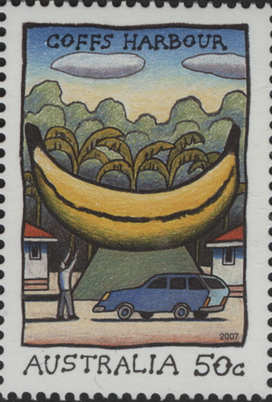 Giant Banana Coffs Harbour Big Things Commemorative