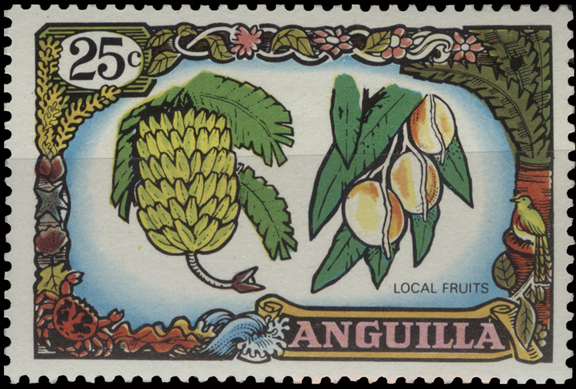 Anguilla Banana Stamp