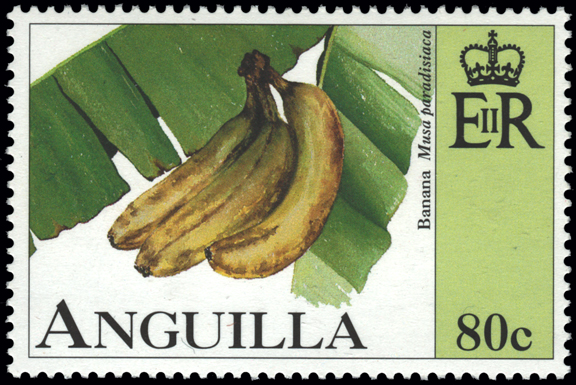Anguilla Banana Stamp