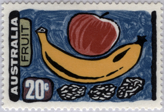 Australia Banana Stamp