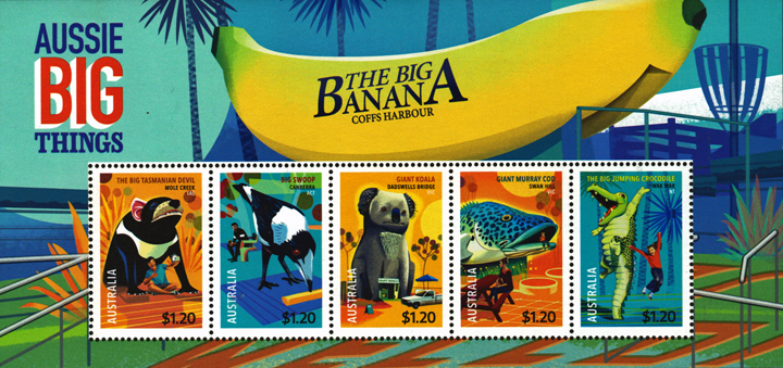 Australia Banana Stamp