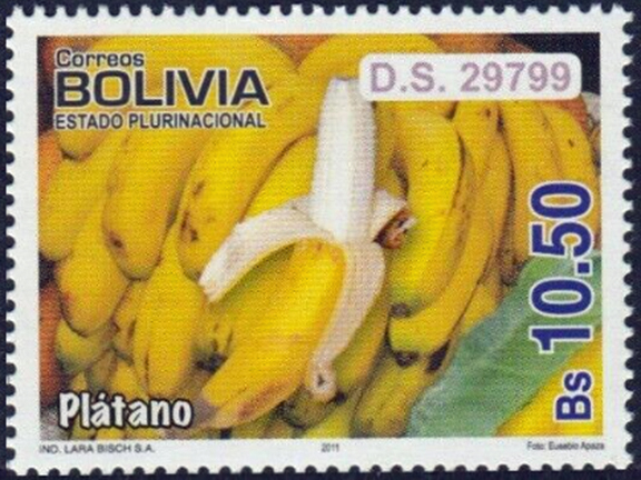 Bolivia Banana Stamp