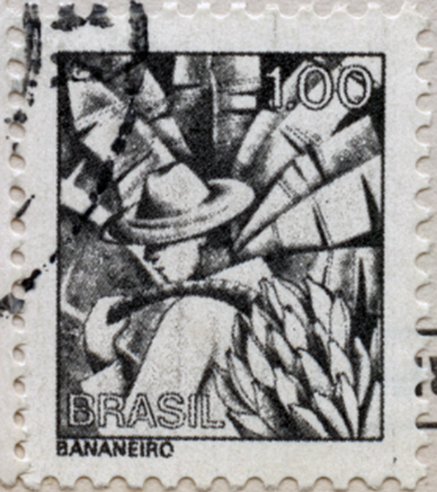 Brazil Banana Stamp