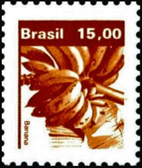 Brazil Banana Stamp