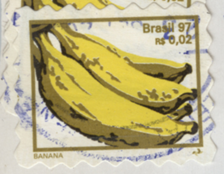Brazil Banana Stamp