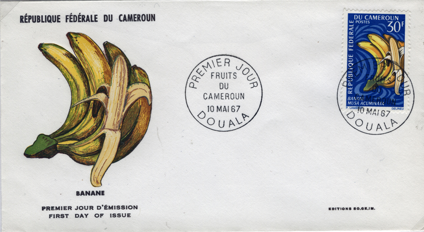 Cameroun Banana Stamp