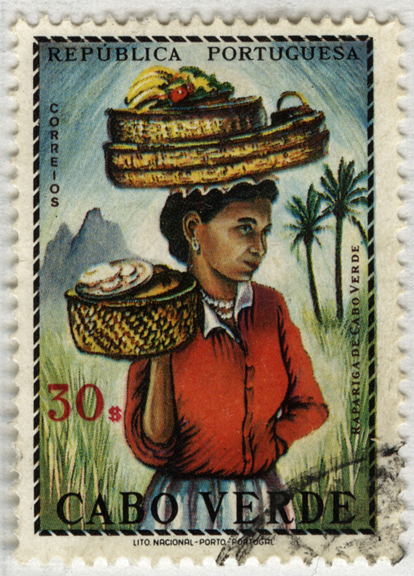 Cape Verde Banana Stamp