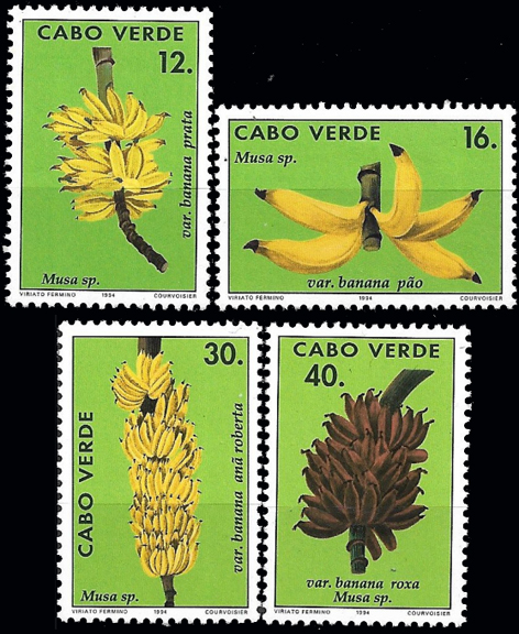 Cape Verde Banana Stamp