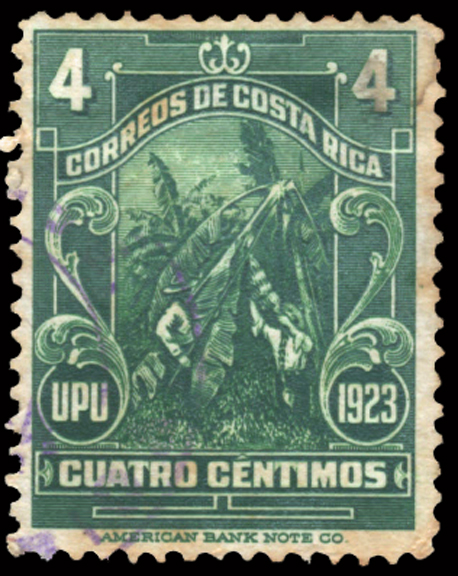 Costa Rica Banana Stamp
