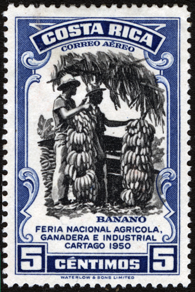 Costa Rica Banana Stamp