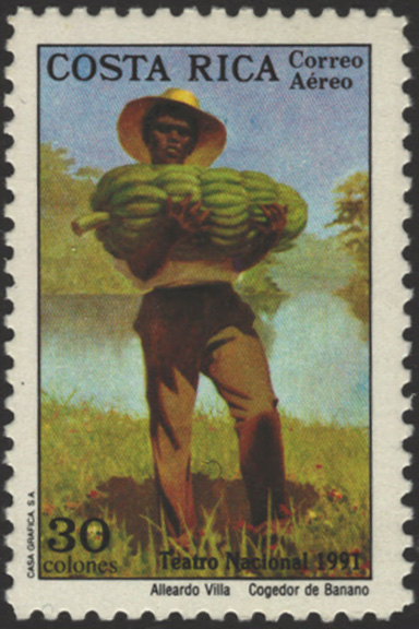 Costa Rica Banana Stamp
