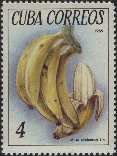 Cuba Banana Stamp