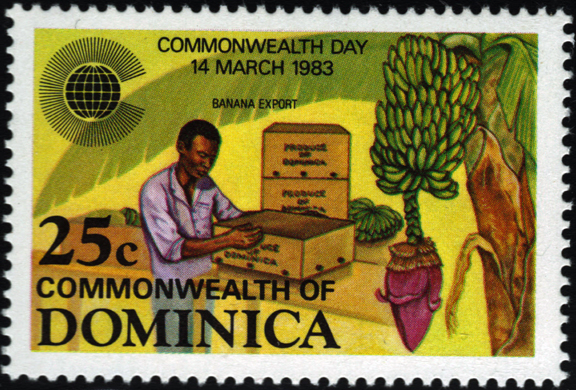 Dominica Banana Stamp