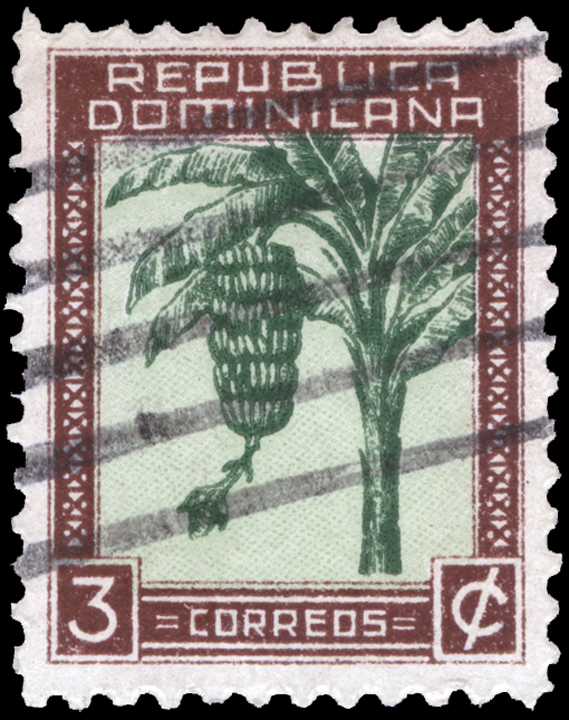 Domincan Republic Banana Stamp