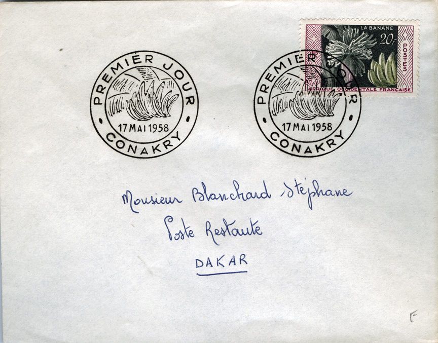 French West Africa Banana Stamp