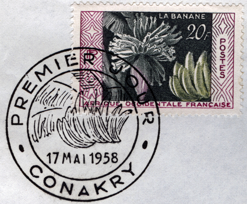 French West Africa Banana Stamp