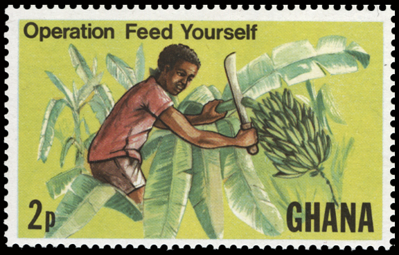 Ghana Banana Stamp