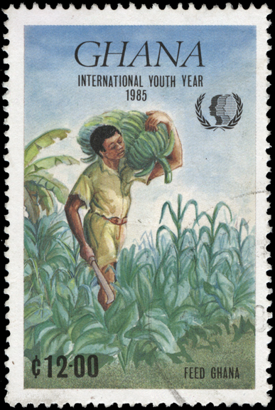 Ghana Banana Stamp