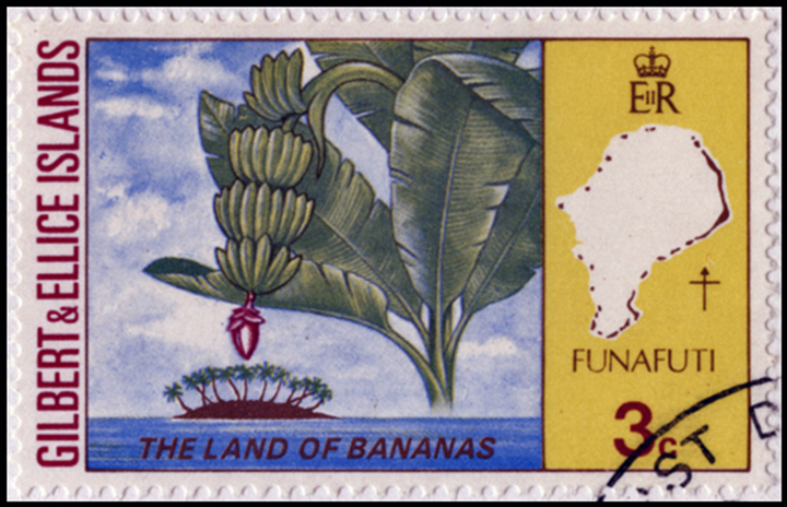 Gilbert and Ellice Islands Banana Stamp