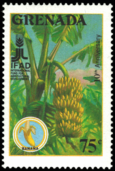 Grenada Banana Stamp