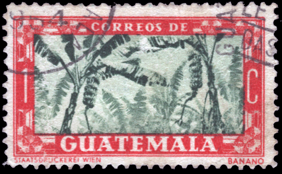 Guatemala Banana Stamp