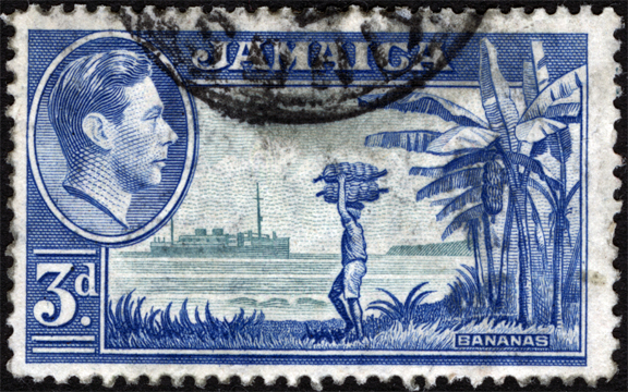 Jamaica Banana Stamp