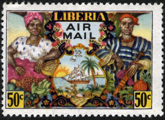 Liberia Banana Stamp