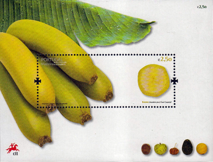 Portugal (Madeira) Banana Stamp