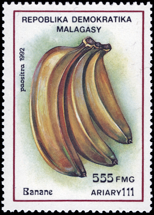 Malagasy Republic Banana Stamp