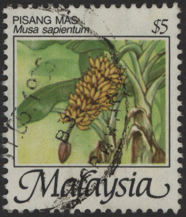 Malaysia Banana Stamp