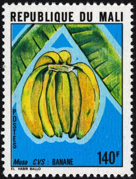 Mali Banana Stamp