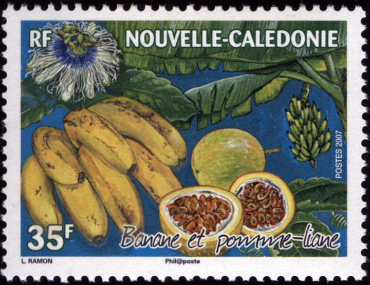 New Caledonia Banana Stamp
