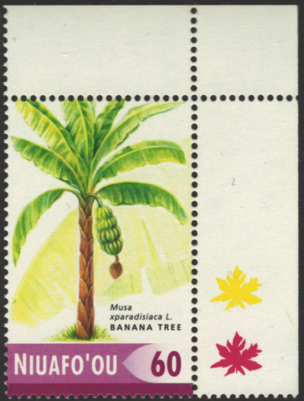 Tonga (Niuafo'ou) Banana Stamp