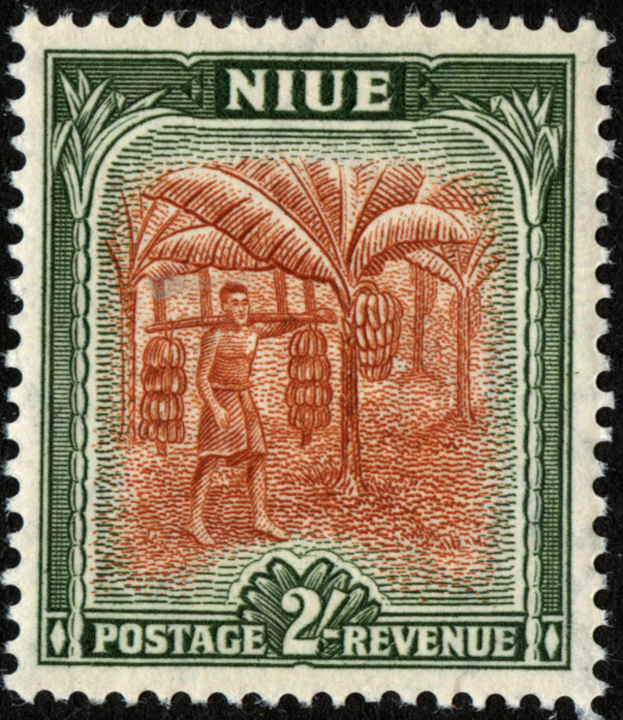 Niue Banana Stamp