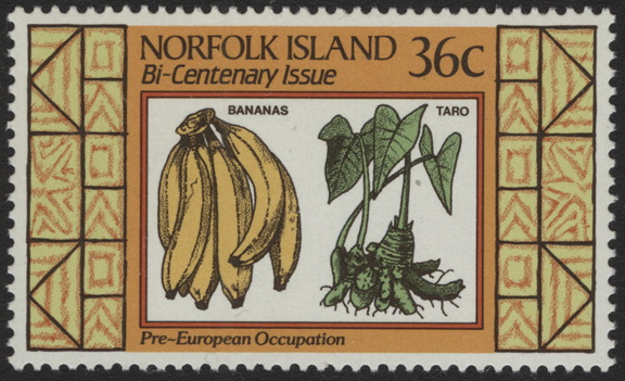 Norfolk Island Banana Stamp