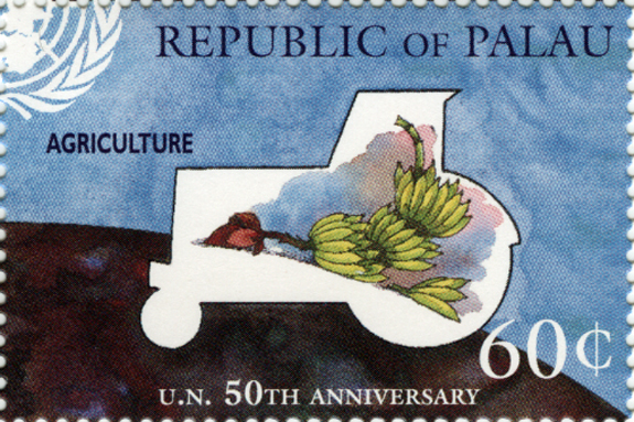 Palau Banana Stamp