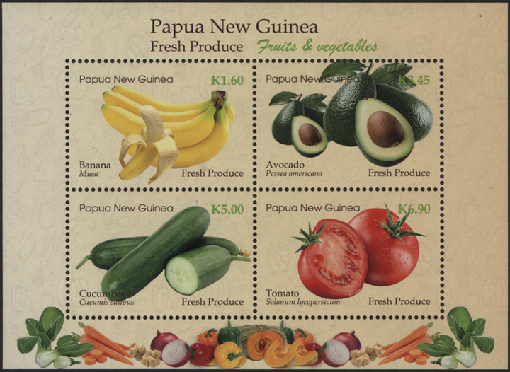 Papua New Guinea Banana Stamp