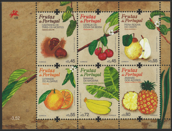 Portugal Banana Stamp