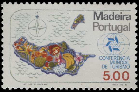 Portugal (Madeira) Banana Stamp