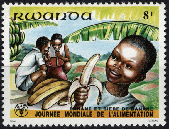 Rwanda Banana Stamp