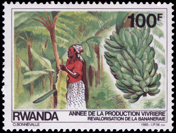 Rwanda Banana Stamp