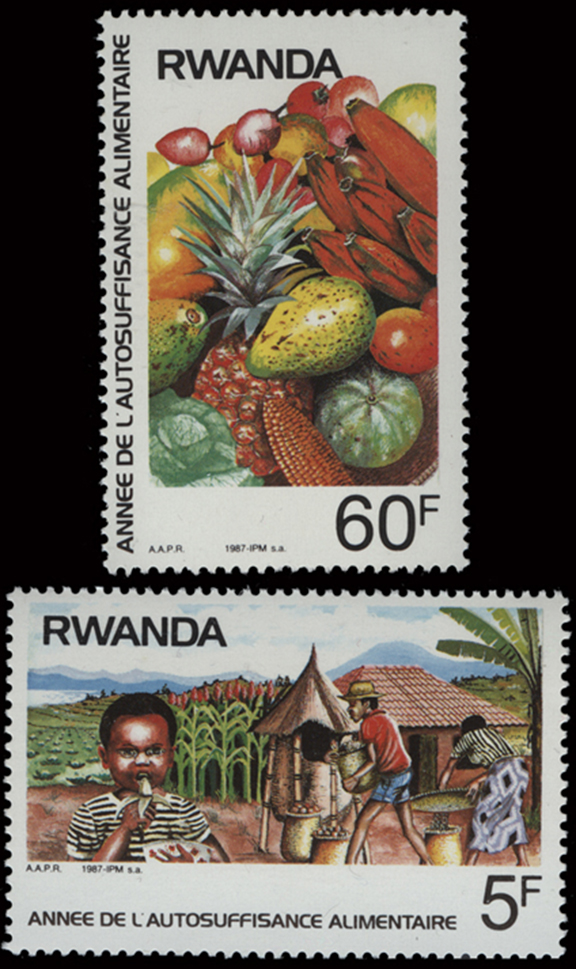 Rwanda Banana Stamp