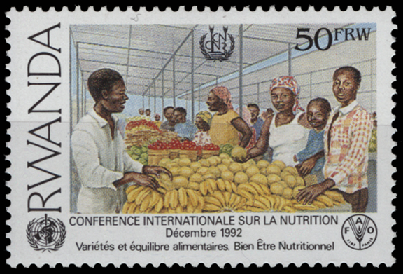 Rwanda Banana Stamp