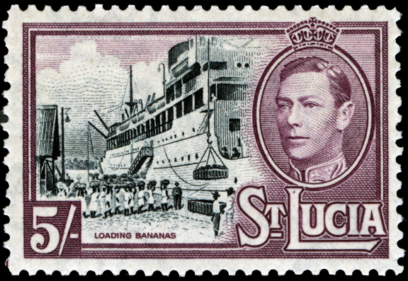 Saint Lucia Banana Stamp