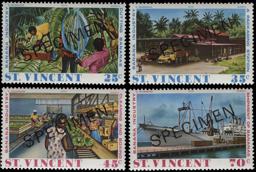 Saint Vincent Banana Stamp