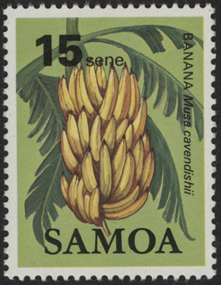 Samoa Banana Stamp