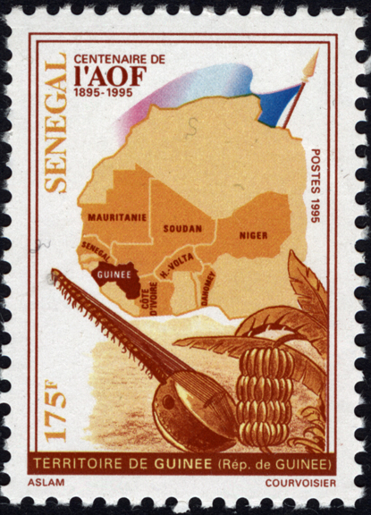 Senegal Banana Stamp