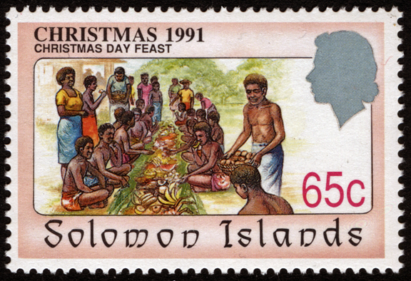 Solomon Islands Banana Stamp