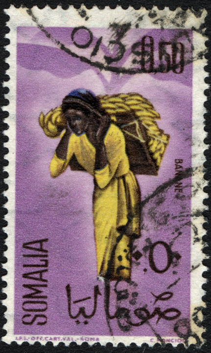 Somalia Banana Stamp