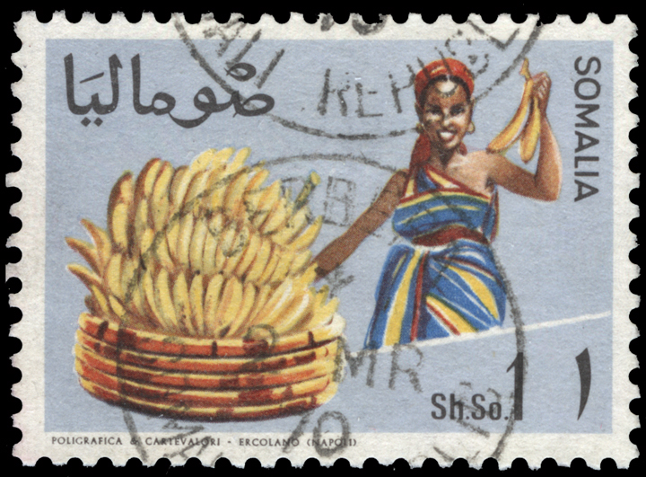 Somalia Banana Stamp